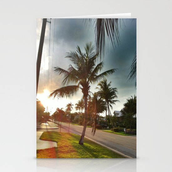 Palm Tree Stationery Cards