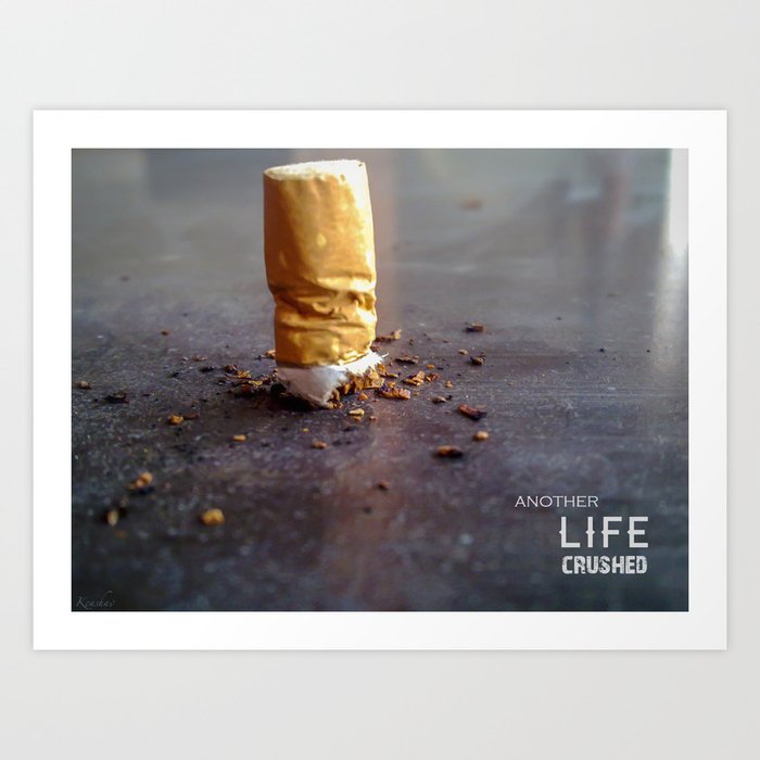 Smoking Kills Art Print