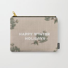 Happy Winter Holidays Carry-All Pouch