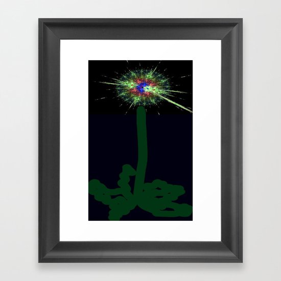 My Implosive Dandelion Framed Art Print