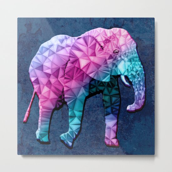 abstract elephant Metal Print