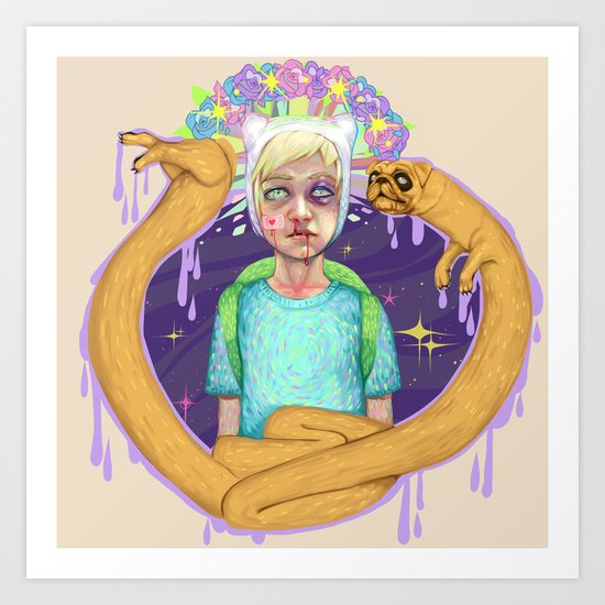 ADVENTURE TIME Art Print