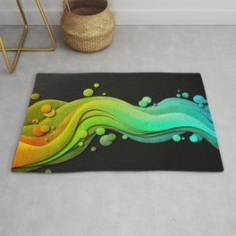 The waves of the snakes Rug