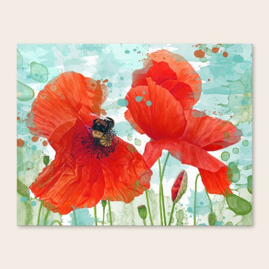 Poppies 02 Canvas Print