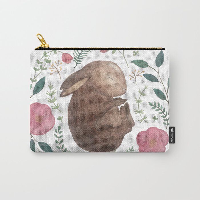 Sleeping Bunny Carry-All Pouch