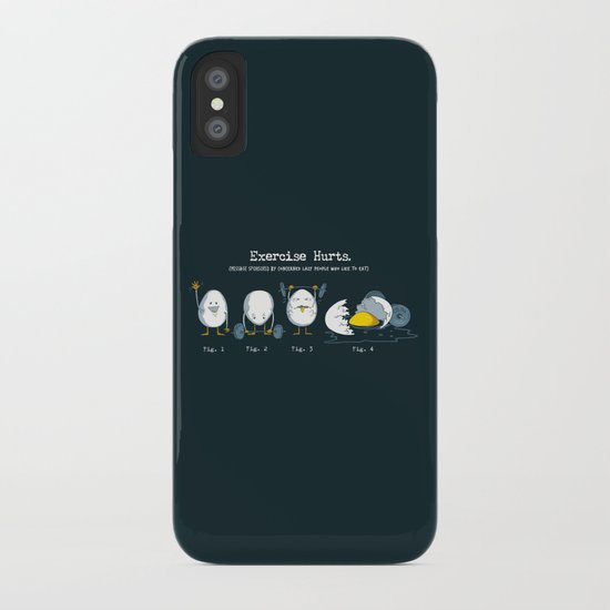 Exercise Hurts iPhone Case