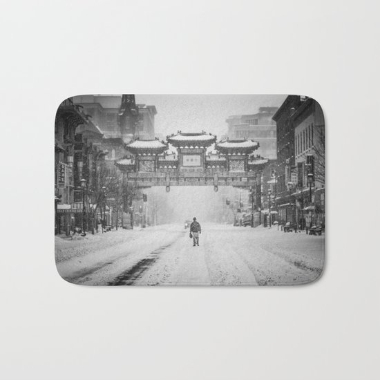 China snow Bath Mat