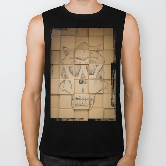 Space in Boxes Biker Tank