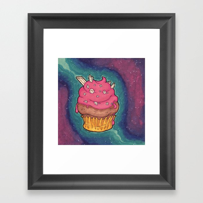 Cosmic Cupcake Framed Art Print