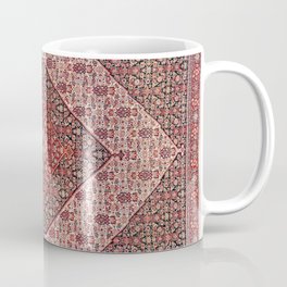 Sehna Antique Kurdish Persian Tribal Rug Print Coffee Mug