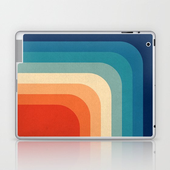 Retro 70s Color Palette III Laptop & iPad Skin