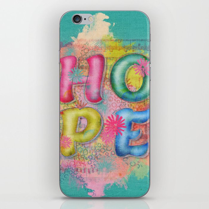 Hope sticker iPhone Skin
