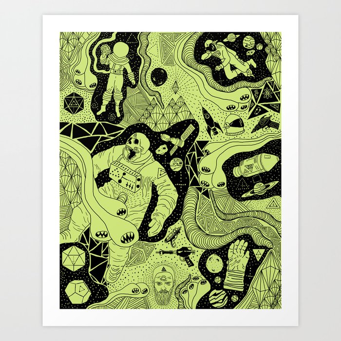 Cosmic Atomic  Art Print