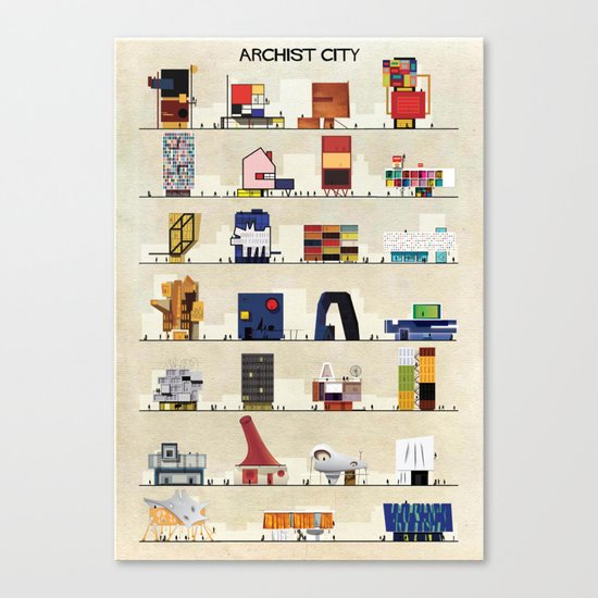 archist city Canvas Print