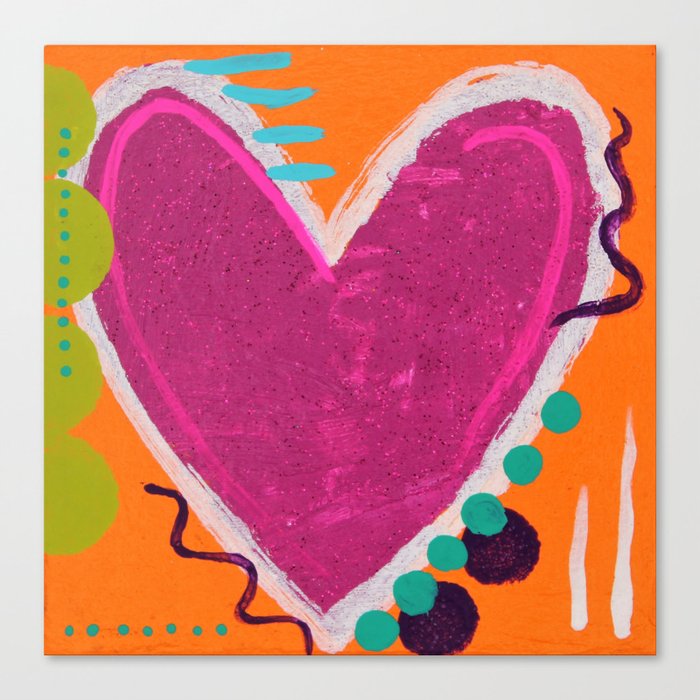Big love hearts Canvas Print