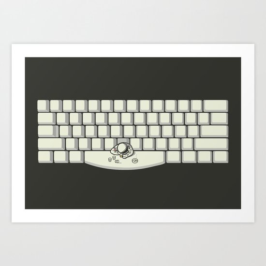SPACEBAR Art Print