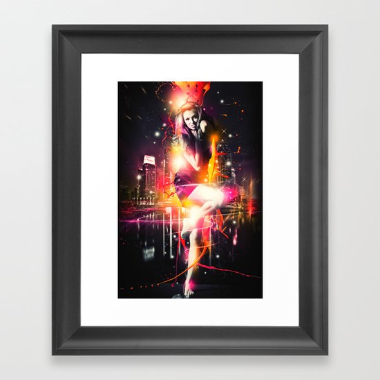 Citylights Framed Art Print