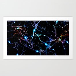 Neurons Art Print