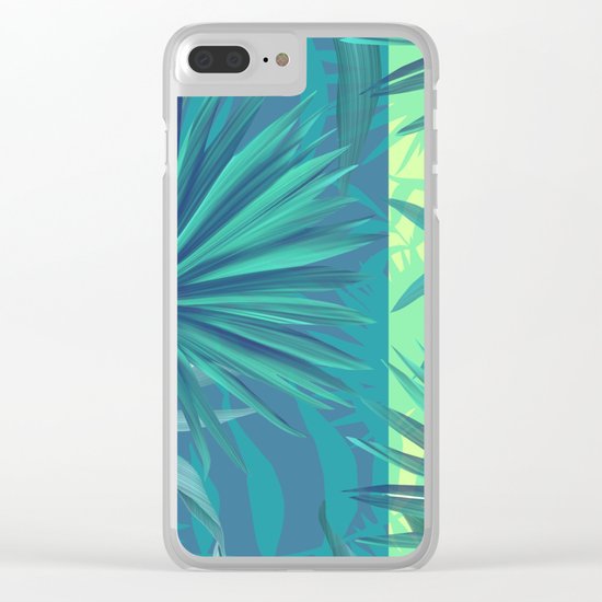 soft tropic Clear iPhone Case