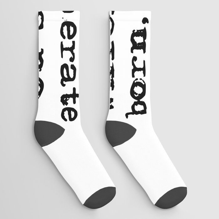 To hope means to be ready at every moment - Dickinson quote Socks