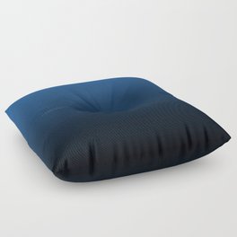 BLACK & NAVY GRADIENT. Dark Blue Ombre Pattern Floor Pillow