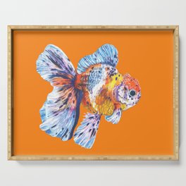 Colorful Goldfish  Serving Tray