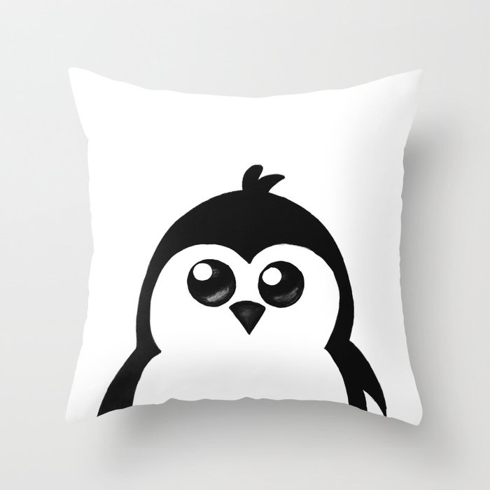 Little Penguin Throw Pillow