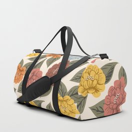 Into the meadow - vintage off-white Duffle Bag