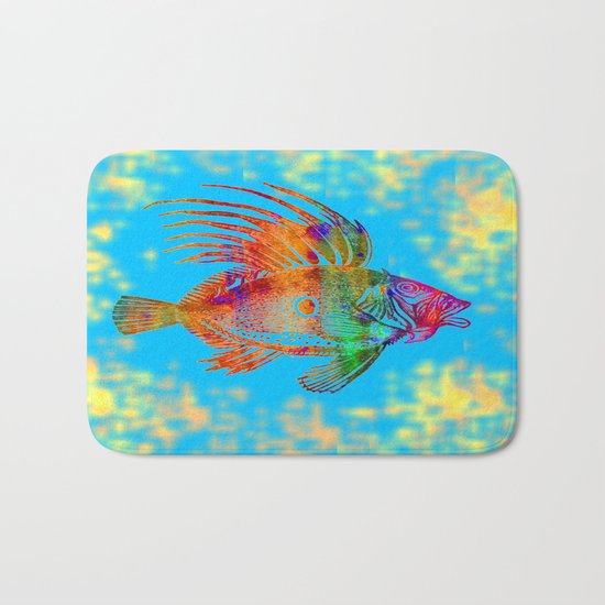 Fish R Bath Mat