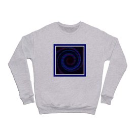 blue spiral Crewneck Sweatshirt