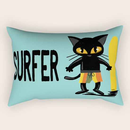Surfer Rectangular Pillow