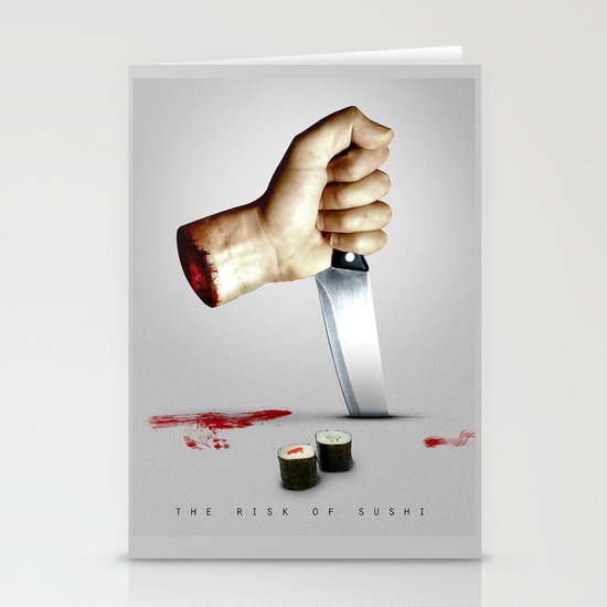 Sushi Rise Stationery Cards