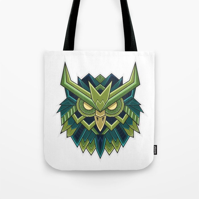 Angry owl Tote Bag