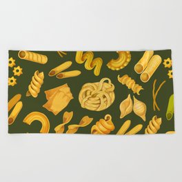 Pasta Pattern  Beach Towel