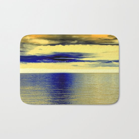 Sunset at Sea 01 Bath Mat