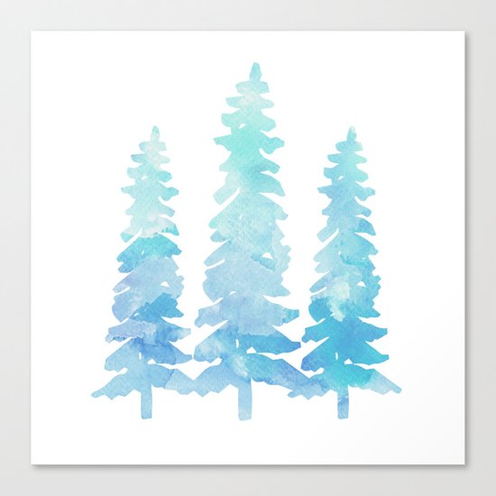 Tahoe Trees Canvas Print