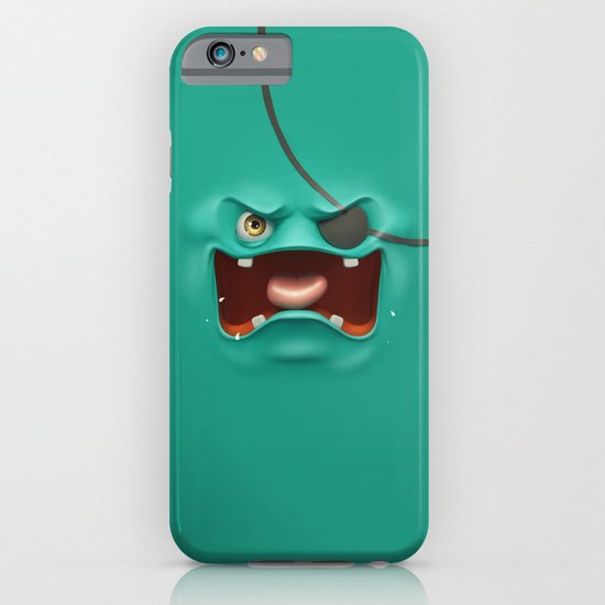 Angry face iPhone & iPod Case