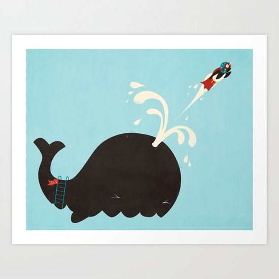 Avian Cannonball Art Print