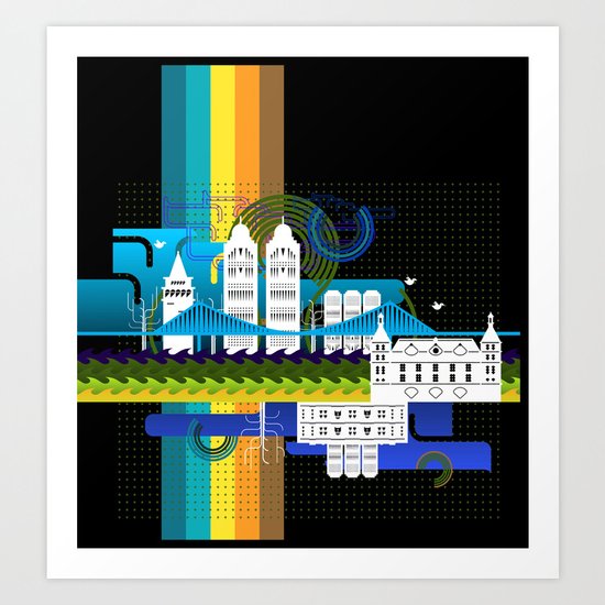 Istanbul aka Constantinopolis Art Print