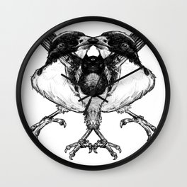 Birds together Wall Clock