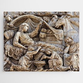 Orvieto Cathedral Relief Birth of Jesus Nativity Gothic Art Jigsaw Puzzle