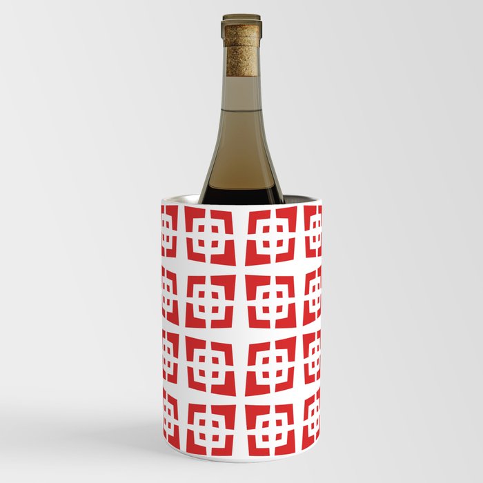 Mid Century Modern Pattern 281 Red Wine Chiller