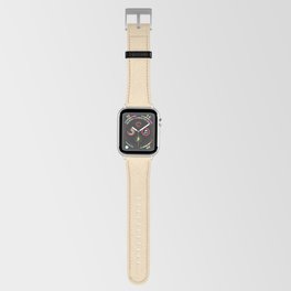 Light Mocha soft pastel solid color modern abstract pattern  Apple Watch Band