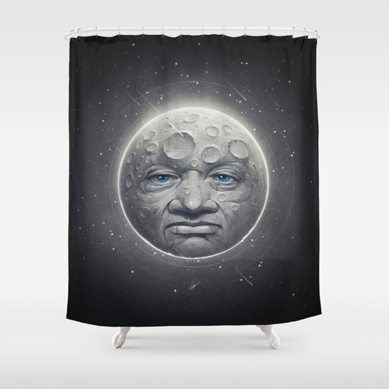 The Moon Shower Curtain