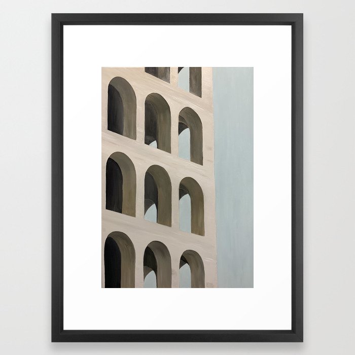 A building Framed Art Print