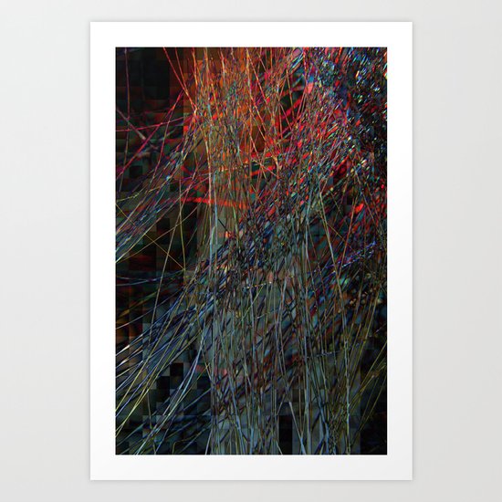 Abstract Hair Art Print