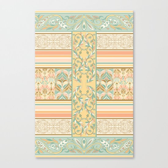 Vintage Stripe Canvas Print