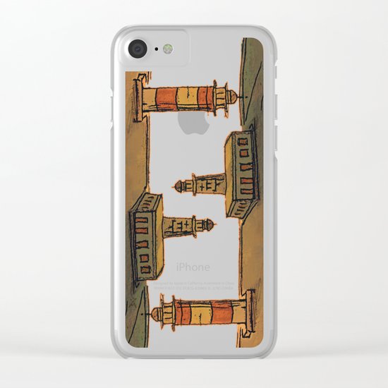 In Love with the Sea / Lighthouses Fuencaliente Clear iPhone Case