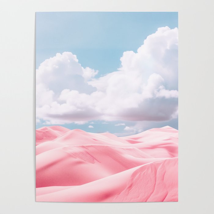 Dream Desert Dunes - Tinted Futurism Poster