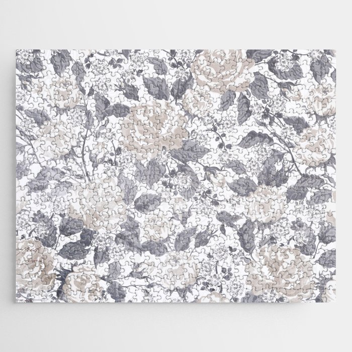 Seamless Vintage Floral Pattern  Jigsaw Puzzle